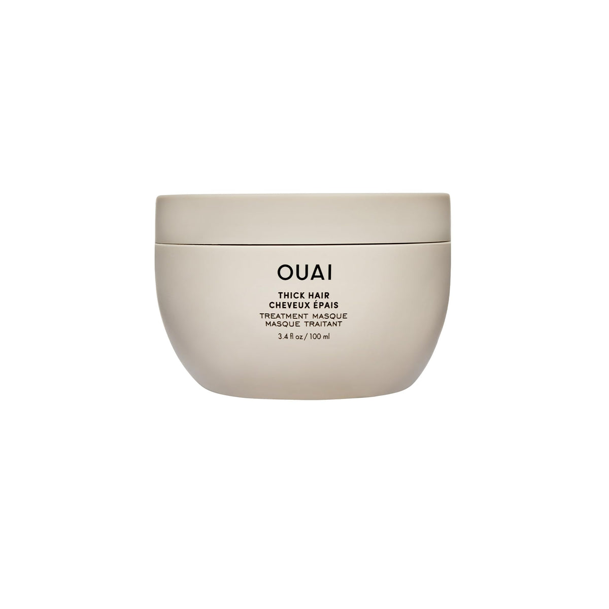 OUAI Thick Hair Mask - Treatment Masque with Almond Oil, Olive Oil, & Hydrolyzed Keratin to Restore Damaged Hair - Phthalate & Paraben Free Masque (3.4 Oz) OUAIBuy Supplements Australia