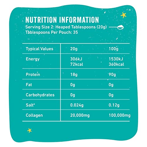 Cosmic Molecule UK's 1st 20,000mg Collagen Peptides Powder 350G (up to 35 Servings) Cosmic MoleculeBuy Supplements Australia