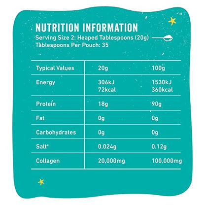 Cosmic Molecule UK's 1st 20,000mg Collagen Peptides Powder 350G (up to 35 Servings) Cosmic MoleculeBuy Supplements Australia