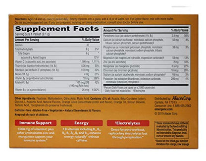 Emergen-C Super Orange Vitamin C - 30 Count (Pack of 4) (Packaging may vary) Emergen-CBuy Supplements Australia