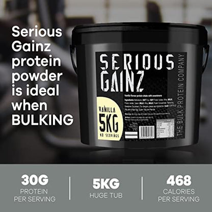 The Bulk Protein Company, SERIOUS GAINZ - Whey Protein Powder - Weight Gain, Mass Gainer The Bulk Protein CompanyBuy Supplements Australia