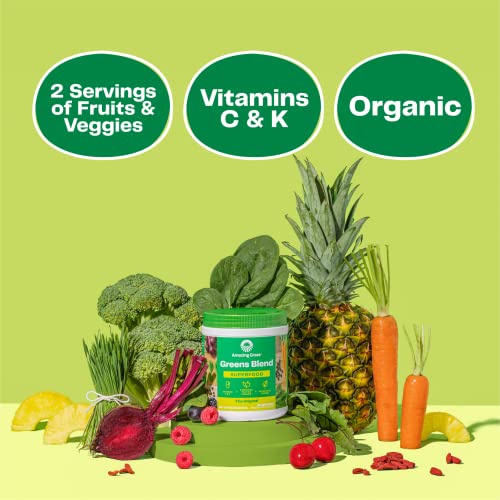 Amazing Grass Greens Blend Superfood: Super Greens Powder Smoothie Mix with Organic Amazing GrassBuy Supplements Australia