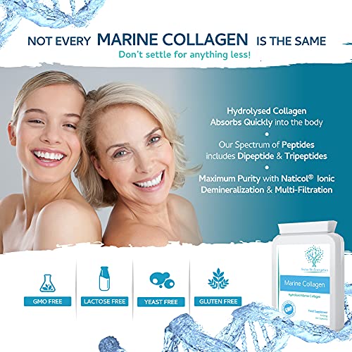 Marine Collagen 600mg 60 Capsules - Highly Bioavailable Naticol® Type 1 swiss bioenergeticsBuy Supplements Australia