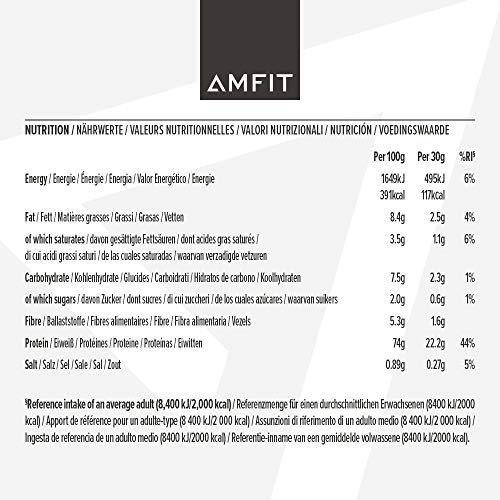 Amazon Brand - Amfit Nutrition Whey Protein Powder, Chocolate Flavour, 33 Servings, 1 kg Amfit NutritionBuy Supplements Australia