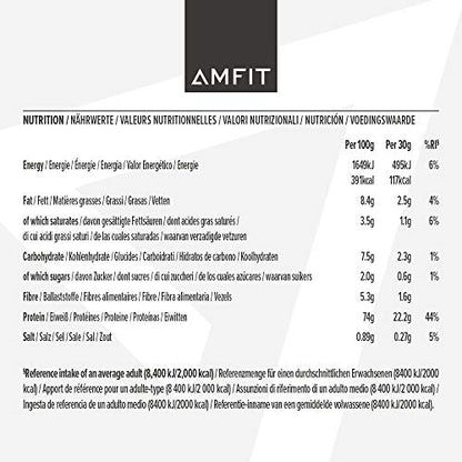 Amazon Brand - Amfit Nutrition Whey Protein Powder, Chocolate Flavour, 33 Servings, 1 kg Amfit NutritionBuy Supplements Australia