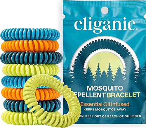 Cliganic 50 Pack Mosquito Repellent Bracelets, DEET-Free Bands, Individu CliganicBuy Supplements Australia