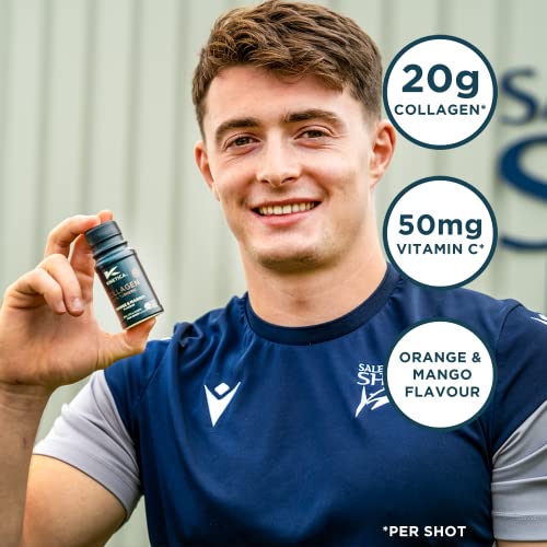 Kinetica Collagen with Turmeric (12-Pack) 20g Collagen & 50mg Vitamin C. Orange & Mango Flavour KineticaBuy Supplements Australia