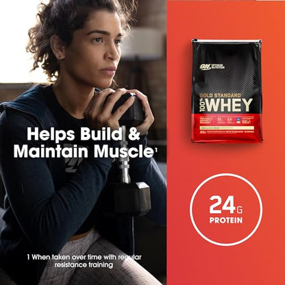 Optimum Nutrition Gold Standard 100% Whey Protein Powder, Vanilla Ice Cream, 10 Pound Optimum NutritionBuy Supplements Australia