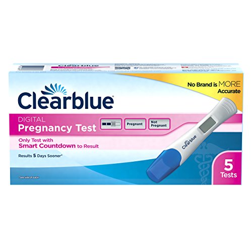 Clearblue Digital Pregnancy Test with Smart Countdown, Multi, 5 count ClearblueBuy Supplements Australia
