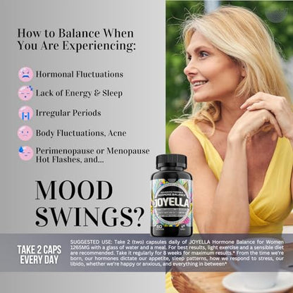 Womens Hormone Balance Supplement for Mood Swings, Hot Flashes Menopause Relief HERBAL HOTBuy Supplements Australia