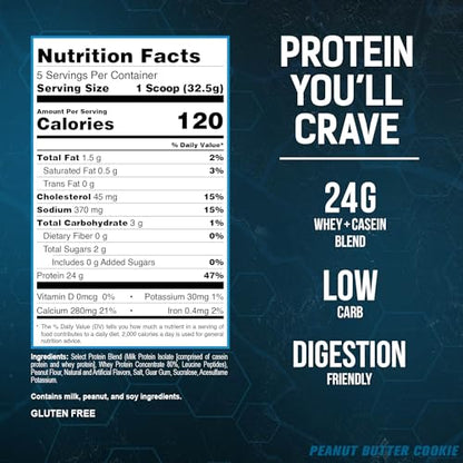 PEScience Select Low Carb Protein Powder, Peanut Butter Cookie, 5 Serving, Keto Friendly PEScienceBuy Supplements Australia