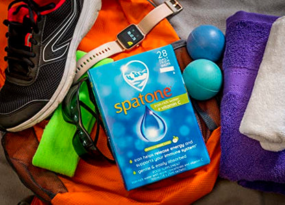 Spatone Natural Liquid Iron Supplement, Apple Flavour With Vitamin C (28 Sachets) SpatoneBuy Supplements Australia
