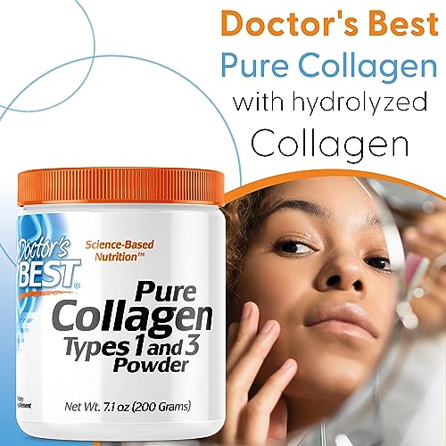 Doctor's Best, Pure Collagen Type 1 and 3 (Collagen Type 1 and 3), 200g Powder Doctor's BESTBuy Supplements Australia