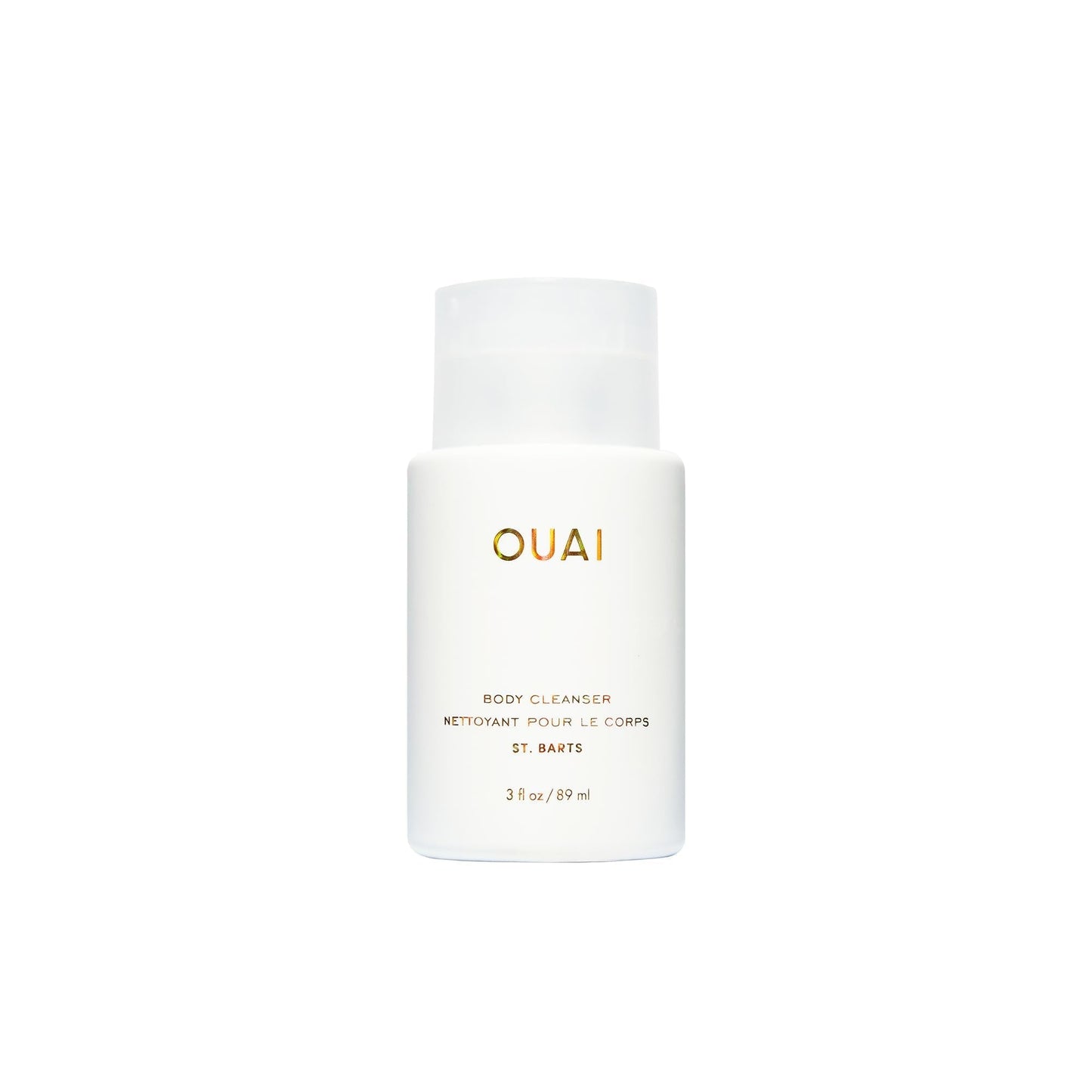 OUAI Body Cleanser, St. Barts Travel Size - Foaming Body Wash with Jojoba Oil & Rosehip Oil to Hydrate, Balance & Soften Skin - Paraben, Phthalate & Sulfate Free Skin Care Products (3 fl oz) OUAIBuy Supplements Australia