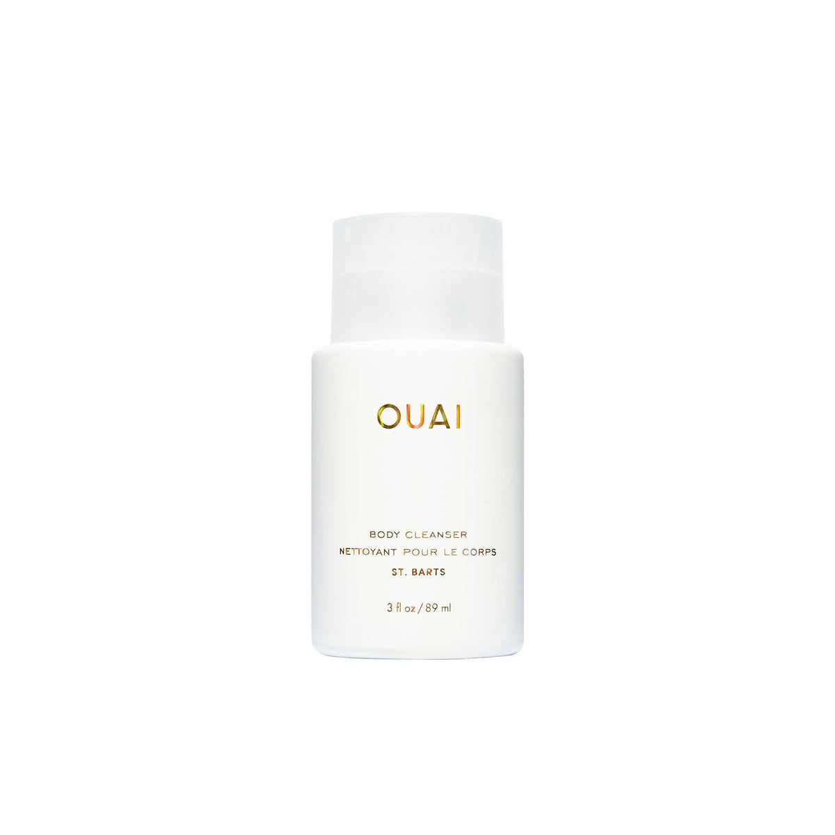 OUAI Body Cleanser, St. Barts Travel Size - Foaming Body Wash with Jojoba Oil & Rosehip Oil to Hydrate, Balance & Soften Skin - Paraben, Phthalate & Sulfate Free Skin Care Products (3 fl oz) OUAIBuy Supplements Australia