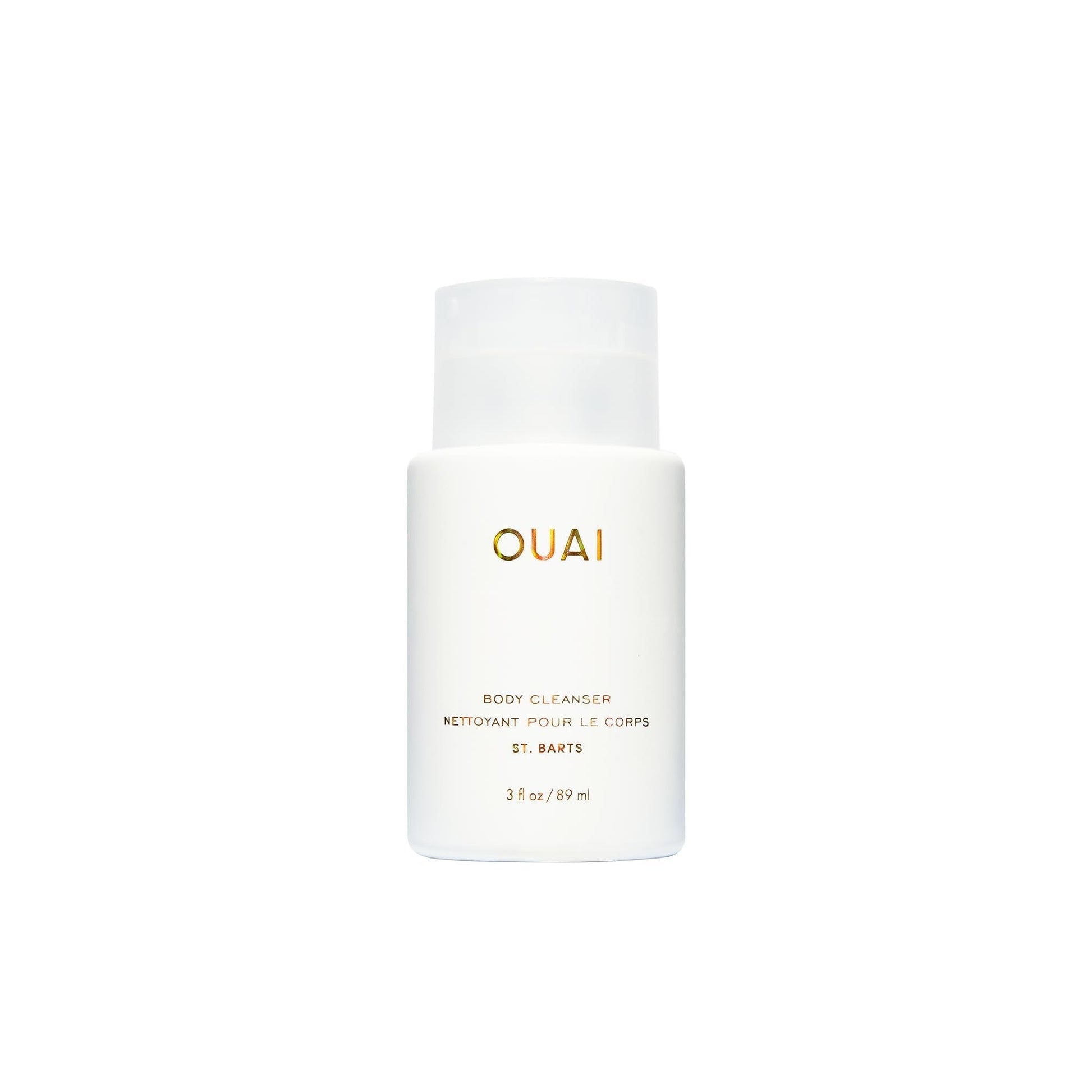 OUAI Body Cleanser, St. Barts Travel Size - Foaming Body Wash with Jojoba Oil & Rosehip Oil to Hydrate, Balance & Soften Skin - Paraben, Phthalate & Sulfate Free Skin Care Products (3 fl oz) OUAIBuy Supplements Australia