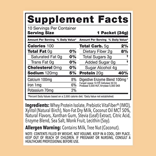 Clean Simple Eats Coconut Cream Whey Protein Powder, Natural Sweetened and Cold Clean Simple EatsBuy Supplements Australia