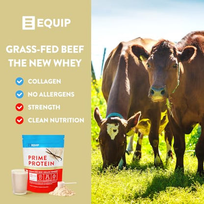 Equip Foods Prime Protein - Grass Fed Beef Protein Powder Isolate - Gluten Free Carnivore EquipBuy Supplements Australia
