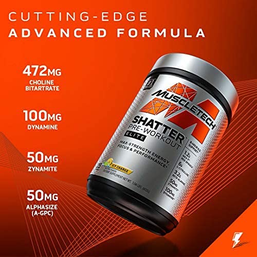 Pre Workout for Men & Women | MuscleTech Shatter Elite Pre-Workout | Preworkout MuscleTechBuy Supplements Australia