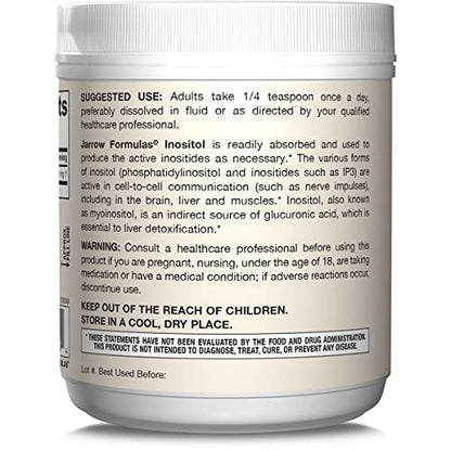Jarrow Formulas Inositol 600 mg, Dietary Supplement for Cellular Health Support, 8 oz Jarrow FormulasBuy Supplements Australia