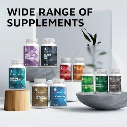 Fitimins Marine Collagen Capsules, 2000mg with Hyaluronic Acid & Vitamin C FitiminsBuy Supplements Australia