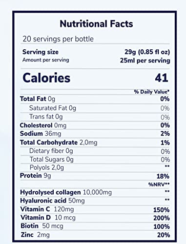 Reverse Life Marine Collagen Liquid Supplement Drink - High-Strength 10,000mg Hydrolysed Peptide Infused Reverse LifeBuy Supplements Australia