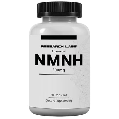 Research Labs Liposomal NMNH (NMN Supplement Alternative) 500mg Per Serving | 60 Capsules (Dihydronicotinamide Mononucleotide) NAD Supplement to Boost NAD+ Levels for Anti Aging Research LabsBuy Supplements Australia