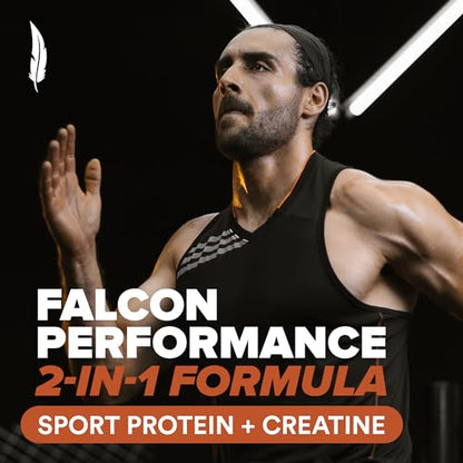 Birdman Falcon Performance Vegan Protein Powder, 31g Protein, 5g Creatine, 5g BCAA BIRDMANBuy Supplements Australia