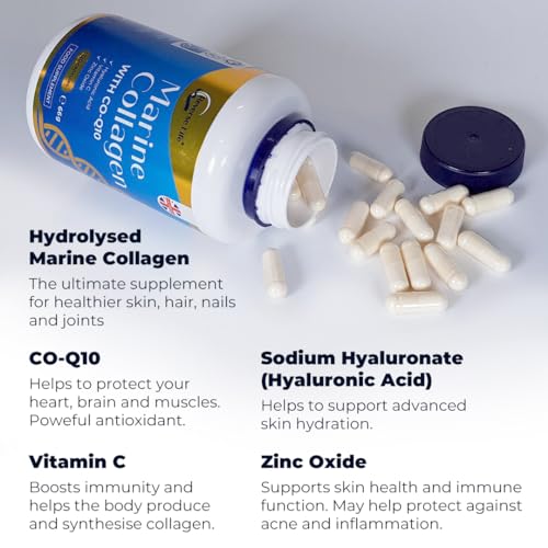 Reverse Life Marine Collagen Capsules 1200mg – with Hyaluronic Acid & Vitamin C + Q10 Reverse LifeBuy Supplements Australia