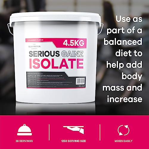 The Bulk Protein Company, Serious Gainz Isolate – 4.5kg – Whey Protein Powder The Bulk Protein CompanyBuy Supplements Australia