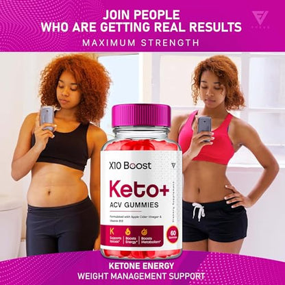 (2 Pack) X10 Boost Keto ACV Gummies, X10 Keto Boost Gummies Advanced Weight Loss FyvusBuy Supplements Australia