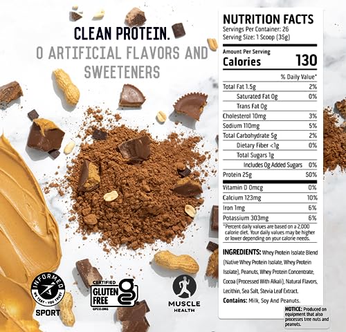 Ascent 100% Whey Protein Powder - Post Workout Whey Protein Isolate, Zero Artificial AscentBuy Supplements Australia