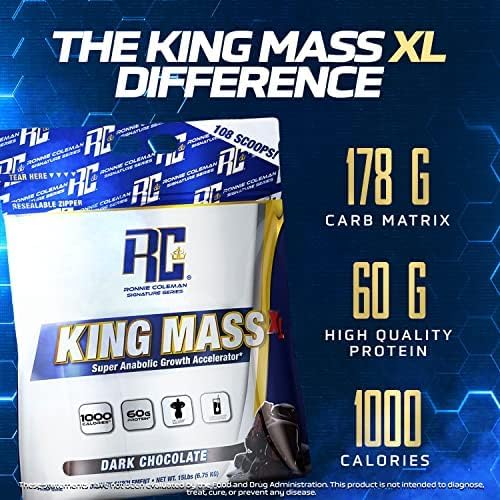 Ronnie Coleman Signature Series King Mass XL Mass Gainer Protein Powder, Muscle Gaine Ronnie Coleman Signature SeriesBuy Supplements Australia