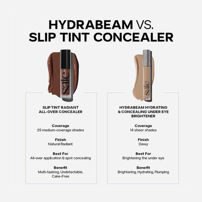 Saie Slip Tint Radiant Cream Concealer & All-Over Face Makeup - Concealer for Dark Circles, Redness & Blemishes - Lightweight Makeup Made with Hydrating Hyaluronic Acid - Shade 5 (0.17 oz) SaieBuy Supplements Australia