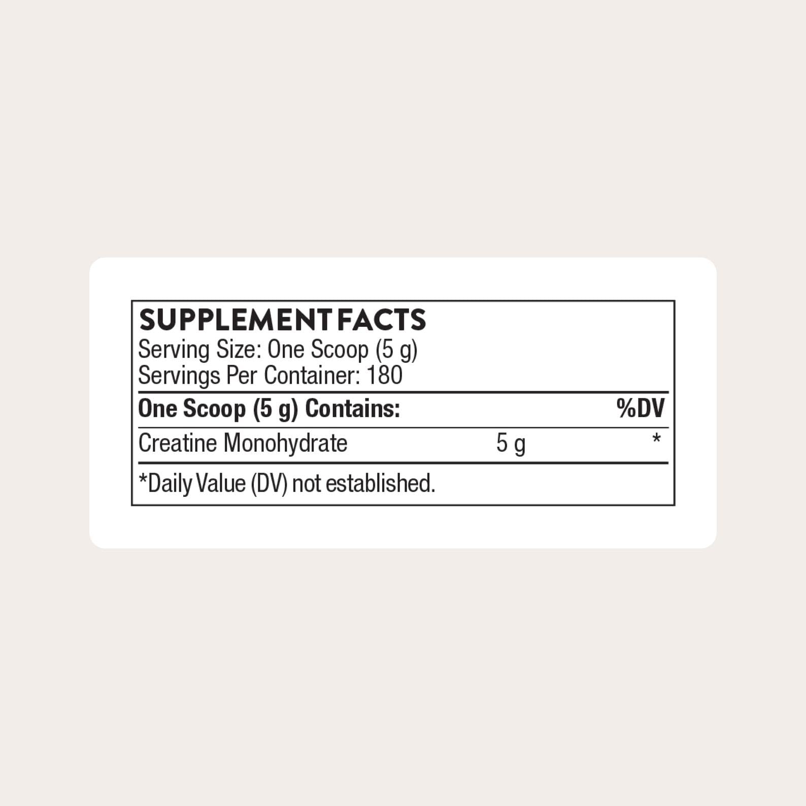 THORNE Creatine - Micronized Creatine Monohydrate Powder - Support for Muscles & Cognitive Function* - for Women & Men - Unflavored - NSF Certified for Sport - 5 g per Serving - 180 Servings THORNEBuy Supplements Australia