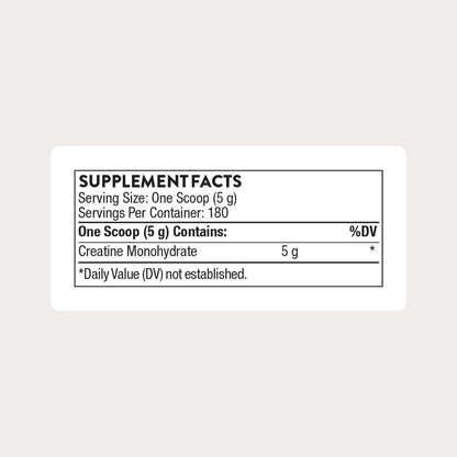 THORNE Creatine - Micronized Creatine Monohydrate Powder - Support for Muscles & Cognitive Function* - for Women & Men - Unflavored - NSF Certified for Sport - 5 g per Serving - 180 Servings THORNEBuy Supplements Australia