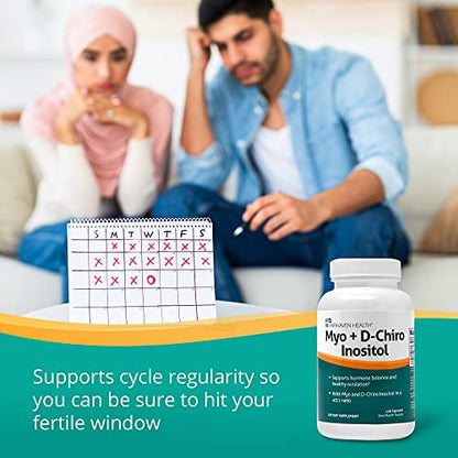 Fairhaven Health Myo-Inositol and D-Chiro Inositol Supplement | 40:1 Ratio | Female Fairhaven HealthBuy Supplements Australia