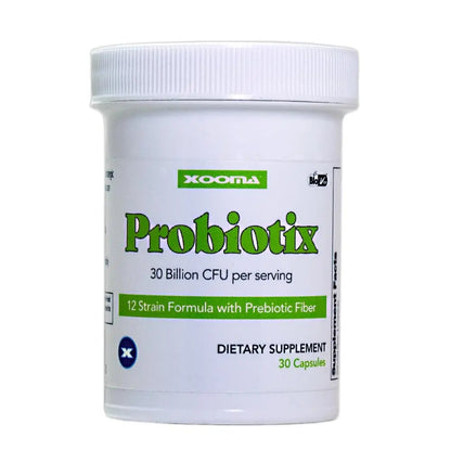 Probiotix – 12 Strain Probiotic + Prebiotic Fiber, 30 Billion CFU | Gut Health & Digestive Balance | Gas & Bloating Support | Immune System Reinforcement | Gluten, Soy & Dairy Free – 30 Capsules Xooma buy supplements Au