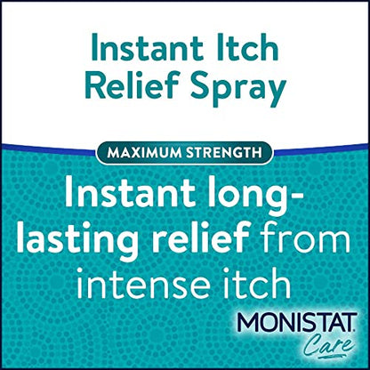 Monistat Instant Itch Relief Spray for Women, Maximum Strength Feminine Itch Care, 2 oz MonistatBuy Supplements Australia