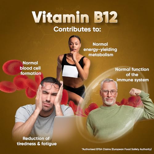 Vitamin B12 Tablets High Strength – 1000mcg Vegan B12 Supplement – 450 Pure Methylcob WeightWorldBuy Supplements Australia