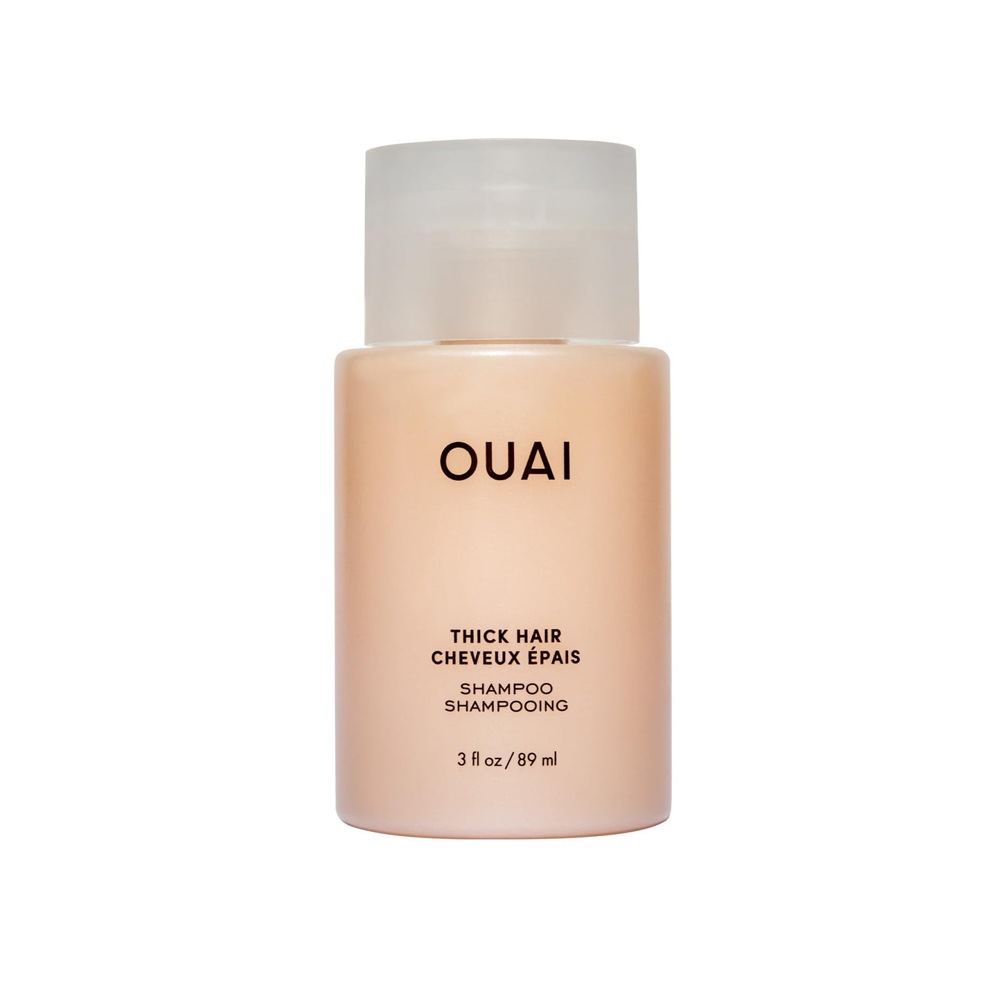 OUAI Thick Shampoo Travel Size - Moisturizing Shampoo with Keratin, Marshmallow Root, Shea Butter, Avocado Oil for Thick Hair - Strengthens & Hydrates - Paraben & Sulfate Free (3 Fl Oz) OUAIBuy Supplements Australia
