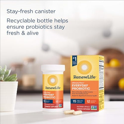 Renew Life Everyday Probiotic Capsules, Daily Supplement Supports Urinary, Digestive Renew LifeBuy Supplements Australia