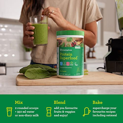 Amazing Grass Protein Superfood, Organic Vegan Protein Powder with Fruit and Vegetables Amazing GrassBuy Supplements Australia