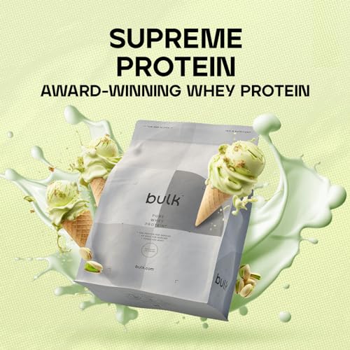 Bulk Pure Whey Protein Powder Shake, Pistachio Ice Cream, 1 kg BulkBuy Supplements Australia