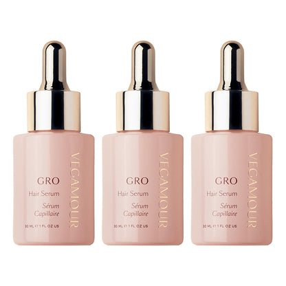VEGAMOUR GRO Hair Serum for Hair Thinning, Thicker Fuller Looking Hair, Non Oily Tonic, 3 pack, 90 day supply VEGAMOURBuy Supplements Australia