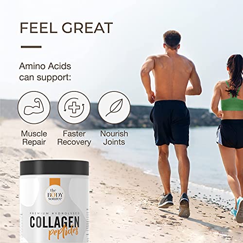 The Body Source Premium Hydrolysed Collagen Powder – 400g Unflavoured Bovine Collagen The Body SourceBuy Supplements Australia