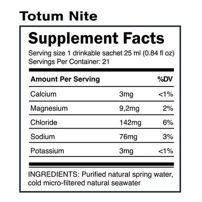 Quicksilver Scientific Totum Nite (21-25mL drinkable Sachets) Quicksilver ScientificBuy Supplements Australia