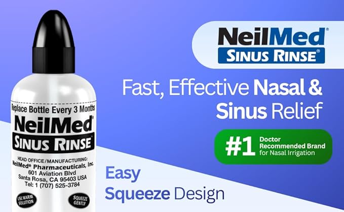 NeilMed Sinus Rinse - A Complete Sinus Nasal Rinse Kit, 50 count (Pack of 1) Count may vary NeilMed buy supplements Au