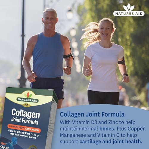 Natures Aid Collagen Joint Formula with Vitamin C, Copper and Manganese, Cartilage and Joint Health, 60 Capsules natures aidBuy Supplements Australia