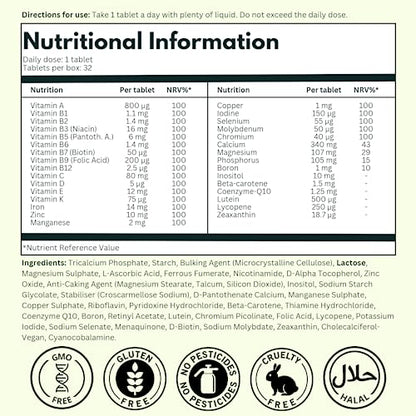 NutraKing Multivitamin Tablets for Women (32 Day Supply) - 31 Multivitamins NutraKingBuy Supplements Australia